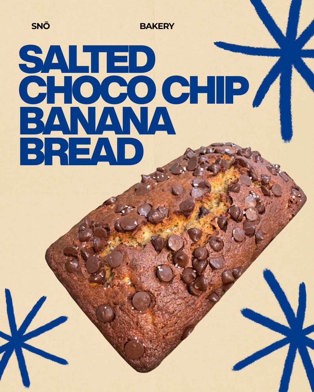 Salted Chocolate Chip Banana Bread