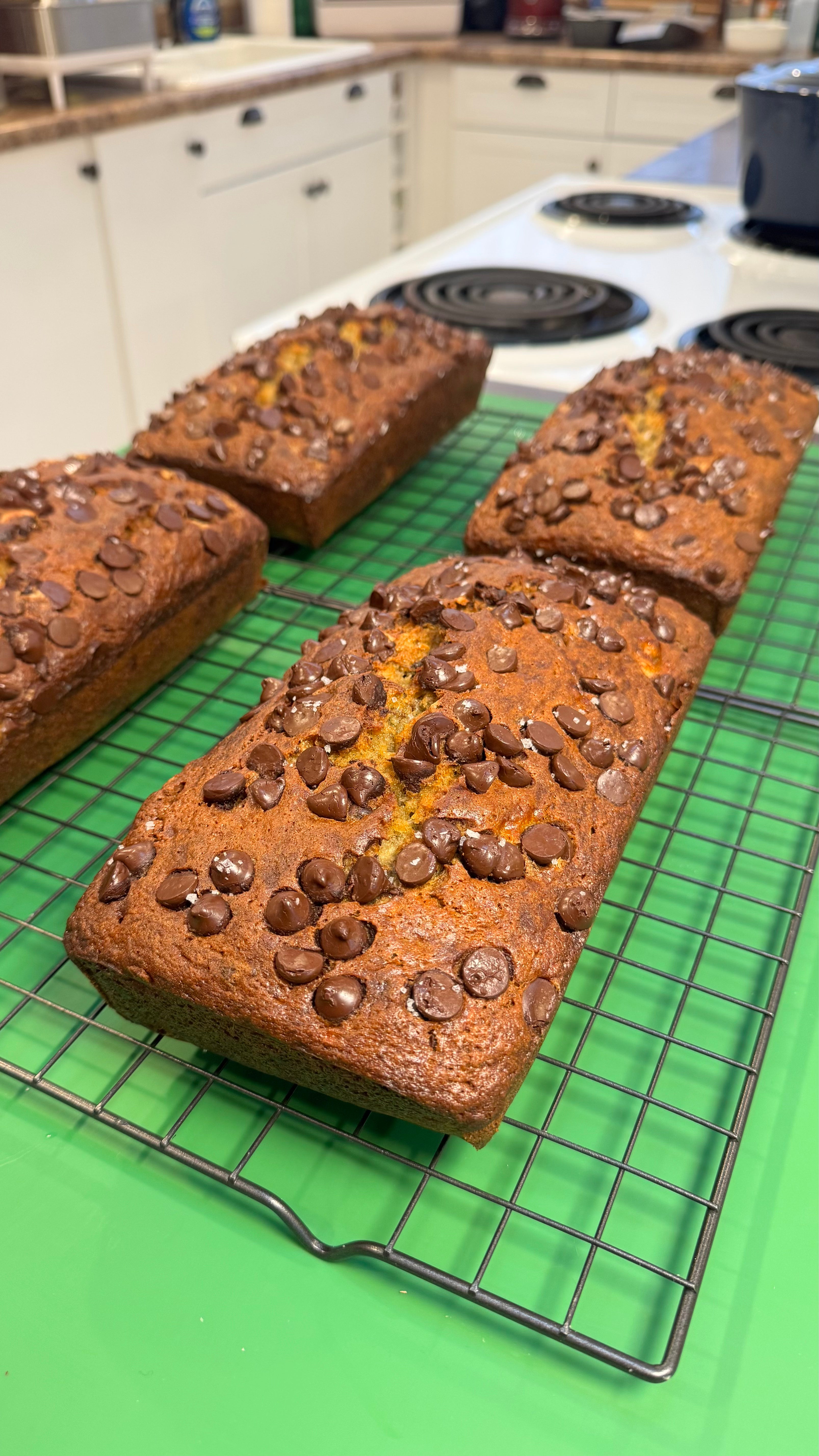 Salted Chocolate Chip Banana Bread